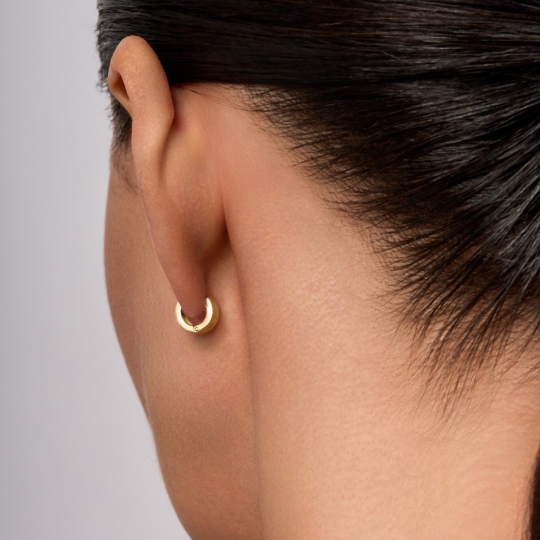 Серьги из лимонного золота