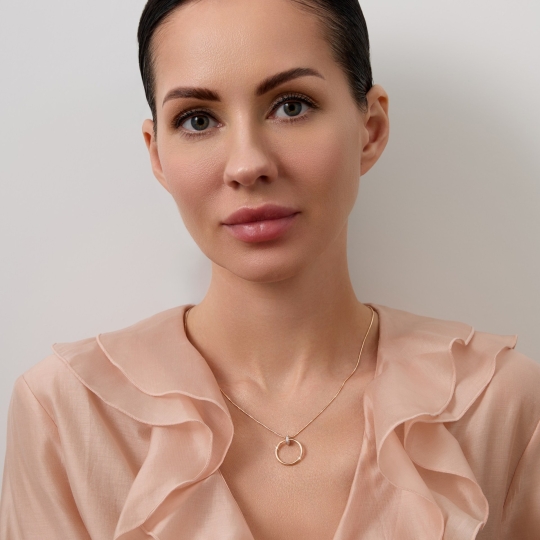 Подвеска из золота с фианитами