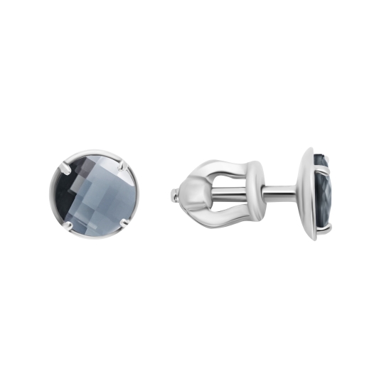Серьги из серебра с бриллиантами