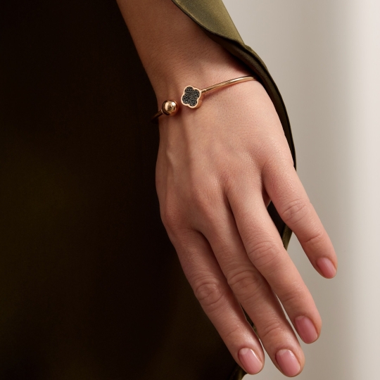 Браслет из золота с фианитами