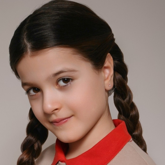 Серьги из золота с фианитами 