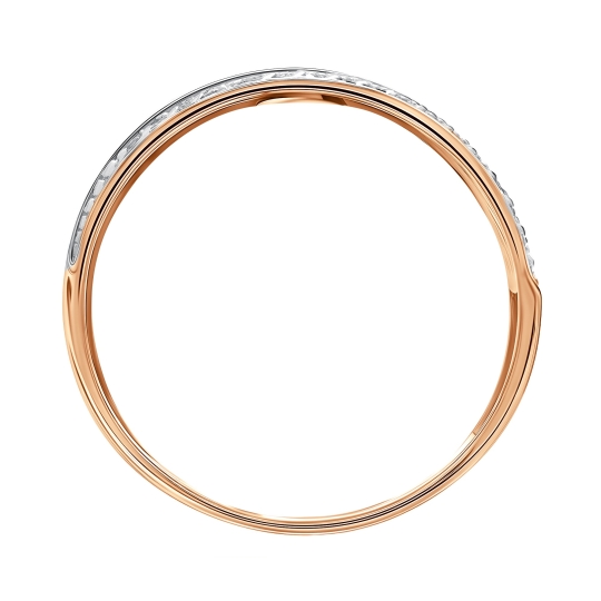 Кольцо из золота с фианитом