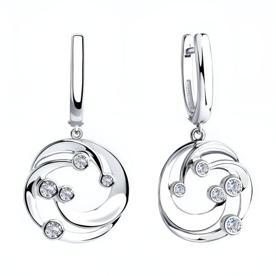 Серьги из серебра