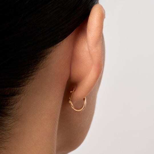 Серьги из золота с аметринами