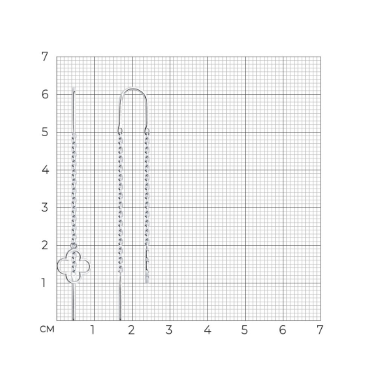 Серьги из серебра