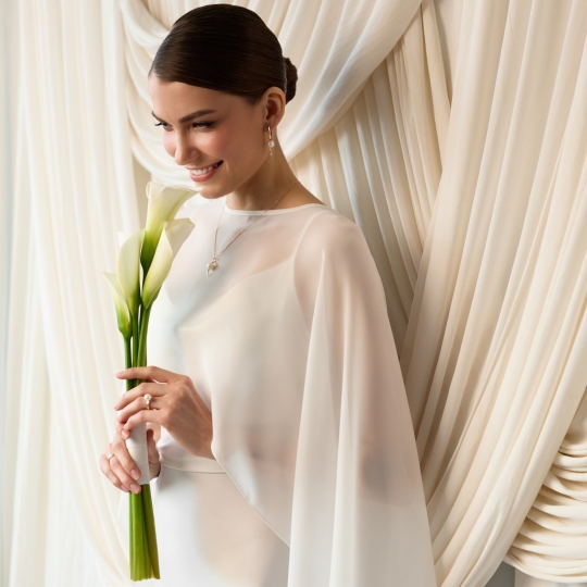 Серьги из золота с жемчугом