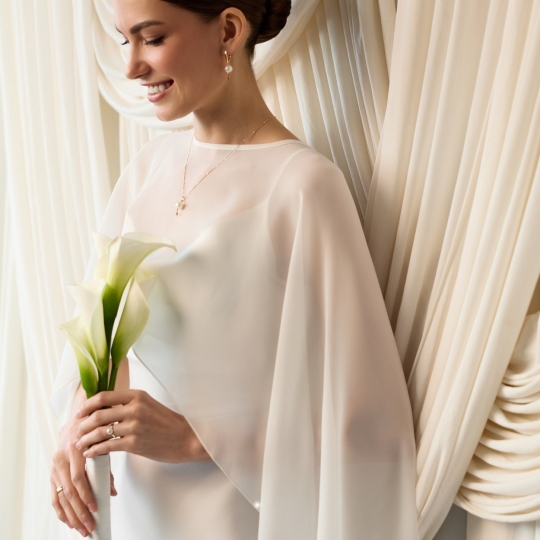 Кольцо из золота с жемчугом