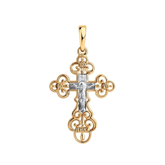 Подвеска из серебра с фианитами