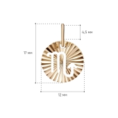 Подвеска из золота 