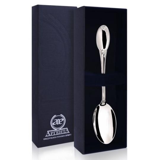 Ложка чайная из серебра "Кувшинка"