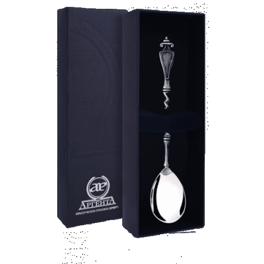 Ложка чайная из серебра "Кувшинка"