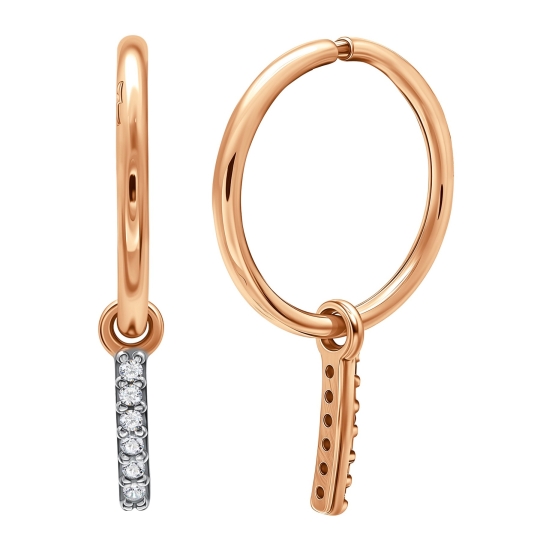 Серьги из золота с жемчугом