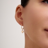 Серьги-трансформеры из золота