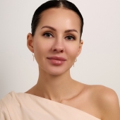 Серьги-трансформеры из золота