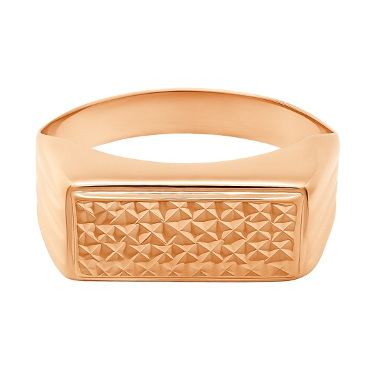 Кольцо из золота с фианитами