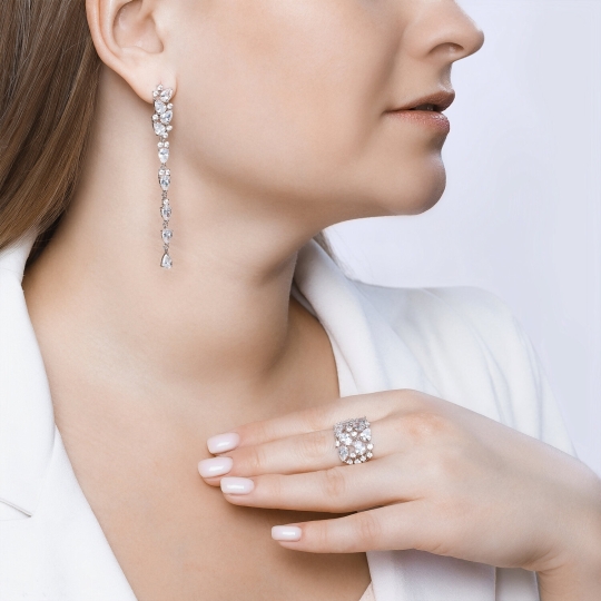 Серьги из серебра