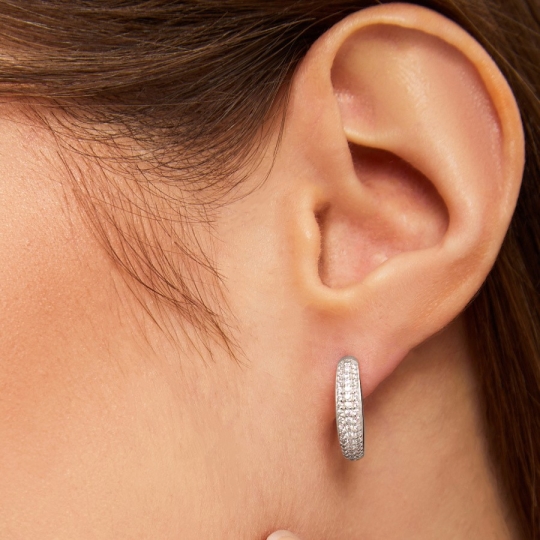 Серьги из серебра с эмалью