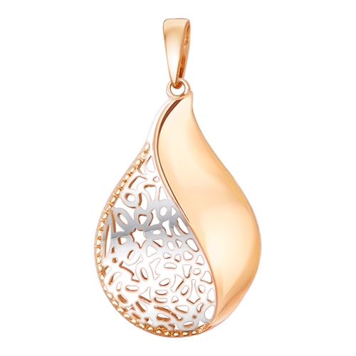 Подвеска из серебра с чернением