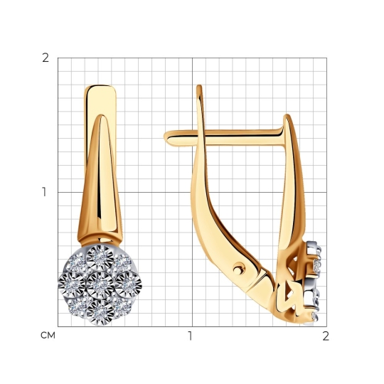 Кольцо из золота с бриллиантами