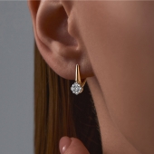Серьги из золота с бриллиантами