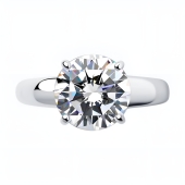 Кольцо из серебра с фианитом