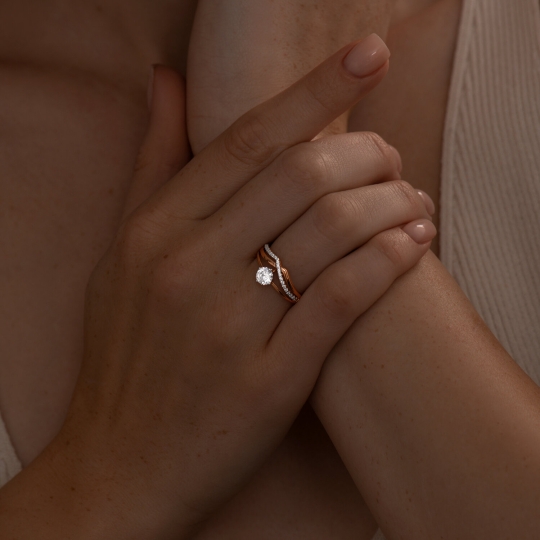 Кольцо из серебра с янтарем